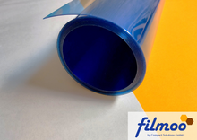 Laden Sie das Bild in den Galerie-Viewer, PET-G | Meterware | 0,3 mm | 50cm | blau durchscheinend | Tiefziehfolie | Thermoform