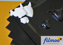 Laden Sie das Bild in den Galerie-Viewer, PET-G | A4 | 0,25 mm | schwarz | Thermoform