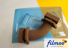 Laden Sie das Bild in den Galerie-Viewer, PET-G | A4 | 1,0 mm | blau durchscheinend | Tiefziehfolie