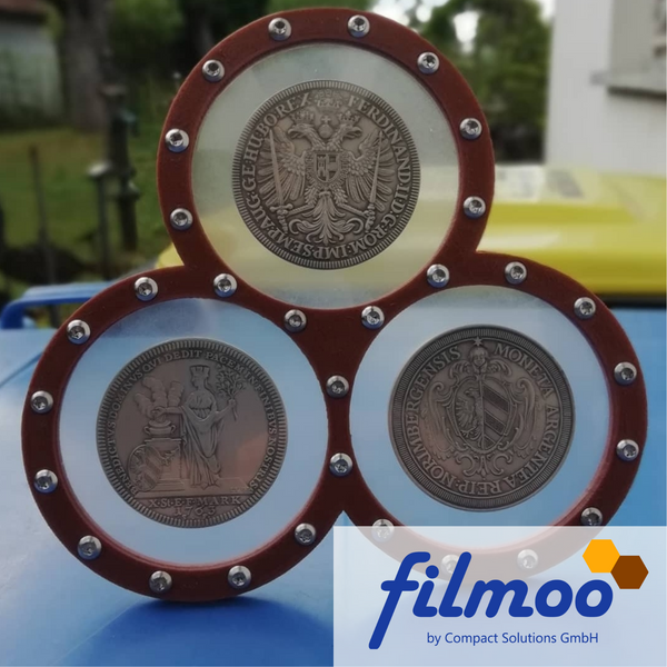 Münzkapseln aus filmoo-Kunststofffolie
