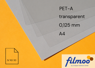 PET-A | A4 | 0,125 mm | transparent