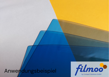 Laden Sie das Bild in den Galerie-Viewer, PET-G | Meterware | 0,3 mm | 50cm | blau durchscheinend | Tiefziehfolie | Thermoform
