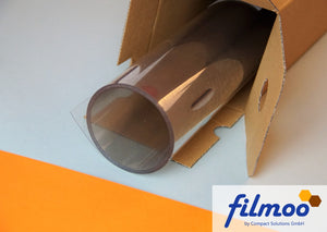 PET-A | Meterware | 0,4 mm | 50 cm | transparent | Tiefziehfolie | Thermoform
