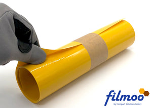 PET-A | Meterware | 0,3 mm | gelb | Tiefziehfolie | Thermoform
